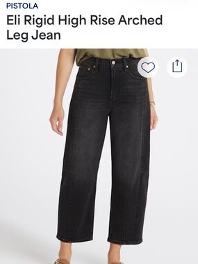 Pistola Wide Leg Women’s Jeans - Black